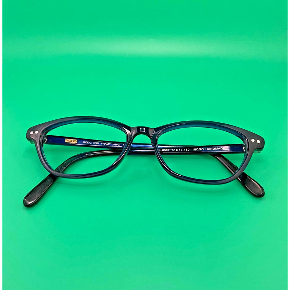 Modo Eyeglasses mod 6504 51-17-150 Indigo Made In Japan *Frames Only*